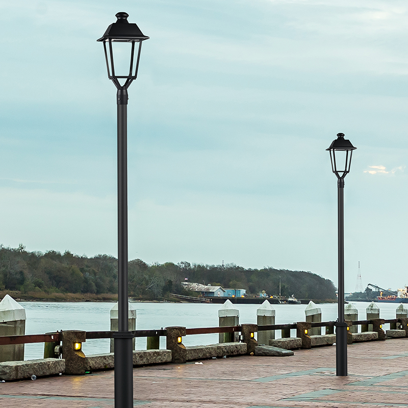 YMLED-6136M নতুন মডেলের হট সেলিং 3CCT ওয়াটস অল ইন ওয়ান LED স্ট্রিট ল্যাম্প
