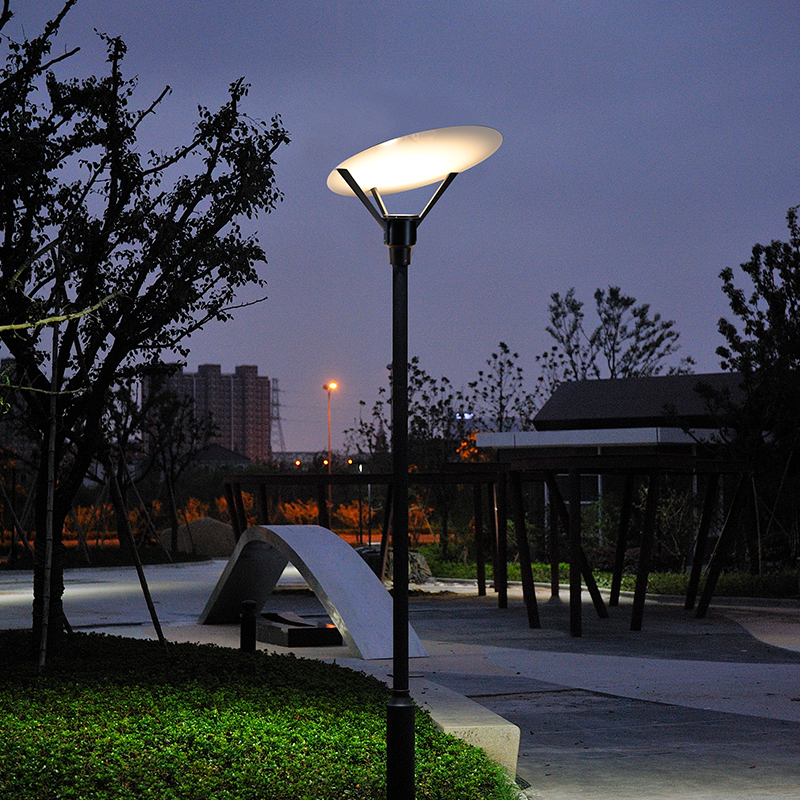 YMLED-6146B আউটডোর অ্যালুমিনিয়াম LED গার্ডেন ল্যাম্প পার্ক রোড ইয়ার্ড লাইটিং