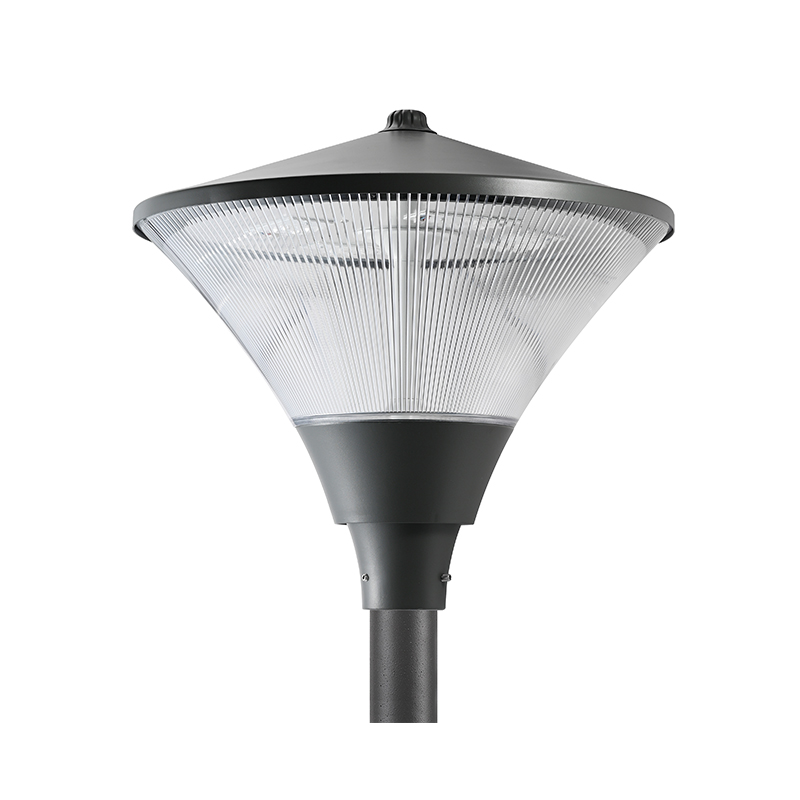 YMLED-6116 LED টপ পোস্ট ফিক্সচার ডাই-কাস্ট অ্যালুমিনিয়াম বডি ল্যান্ডস্কেপ LED গার্ডেন ল্যাম্প