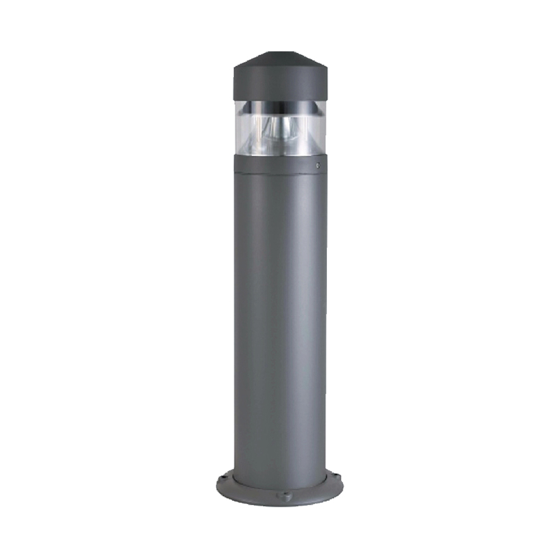 YMLED-6201A ক্লাসিক এলইডি গার্ডেন বোলার্ড অ্যালুমিনিয়াম অ্যালয় বডি IP65 রেটযুক্ত E27 ল্যাম্পহোল্ডার