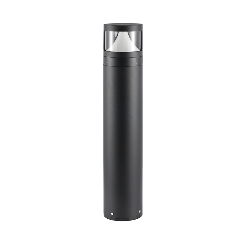 YMLED-6240 180 ডিগ্রি লাইটিং এলইডি গার্ডেন বোলার্ড লাইট নতুন ডিজাইন অ্যালুমিনিয়াম IP65