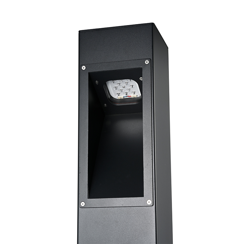 YMLED-6245 নতুন আয়তক্ষেত্রাকার LED বোলার্ড লাইটিং আউটডোর IP65 ল্যাম্প