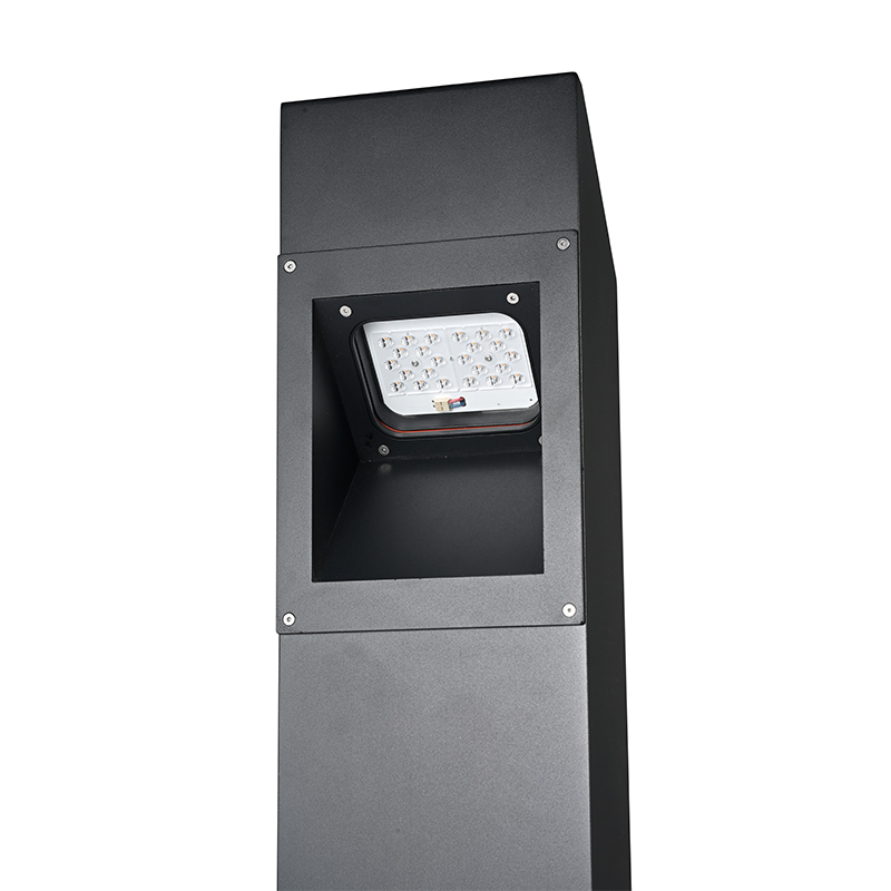 YMLED-6246 নতুন আয়তক্ষেত্রাকার আউটডোর LED বোলার্ড লন আলো